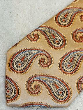 Brand New Stylish Peach Tie By Hisdern
